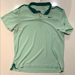 Nike- Roger Federer 2014 “Mint” Cincinnati polo